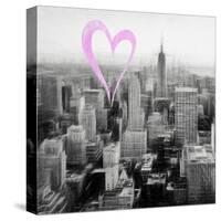 Luv Collection - New York City - Downtown City VI-Philippe Hugonnard-Stretched Canvas