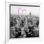 Luv Collection - New York City - Downtown City VI-Philippe Hugonnard-Framed Art Print