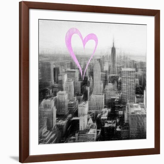 Luv Collection - New York City - Downtown City VI-Philippe Hugonnard-Framed Art Print