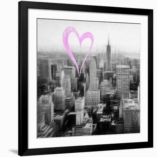 Luv Collection - New York City - Downtown City VI-Philippe Hugonnard-Framed Art Print