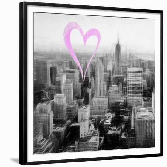 Luv Collection - New York City - Downtown City VI-Philippe Hugonnard-Framed Premium Giclee Print