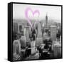 Luv Collection - New York City - Downtown City VI-Philippe Hugonnard-Framed Stretched Canvas