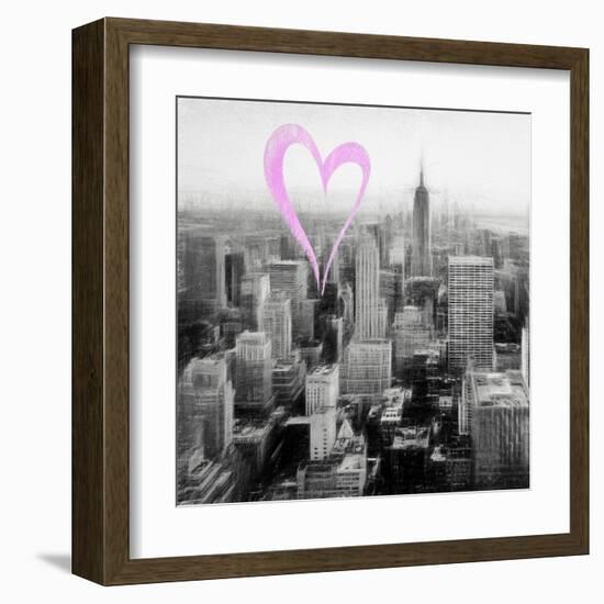 Luv Collection - New York City - Downtown City VI-Philippe Hugonnard-Framed Art Print