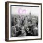 Luv Collection - New York City - Downtown City VI-Philippe Hugonnard-Framed Art Print
