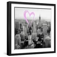 Luv Collection - New York City - Downtown City VI-Philippe Hugonnard-Framed Art Print