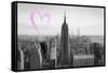 Luv Collection - New York City - Downtown City-Philippe Hugonnard-Framed Stretched Canvas