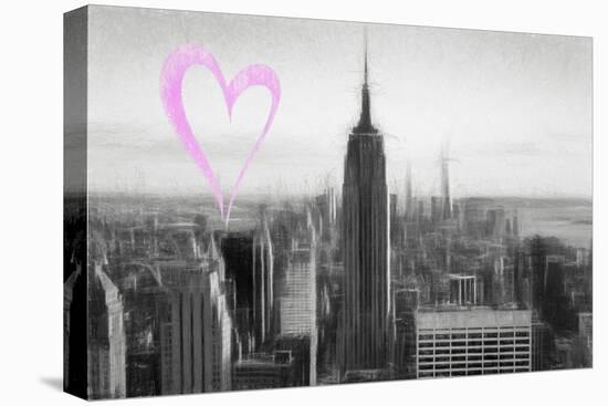 Luv Collection - New York City - Downtown City-Philippe Hugonnard-Stretched Canvas