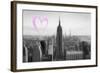 Luv Collection - New York City - Downtown City-Philippe Hugonnard-Framed Art Print