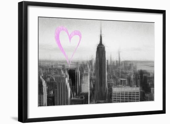 Luv Collection - New York City - Downtown City-Philippe Hugonnard-Framed Art Print