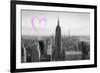 Luv Collection - New York City - Downtown City-Philippe Hugonnard-Framed Art Print