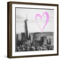 Luv Collection - New York City - Downtown Manhattan II-Philippe Hugonnard-Framed Art Print