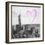 Luv Collection - New York City - Downtown Manhattan II-Philippe Hugonnard-Framed Art Print