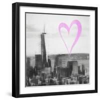 Luv Collection - New York City - Downtown Manhattan II-Philippe Hugonnard-Framed Art Print