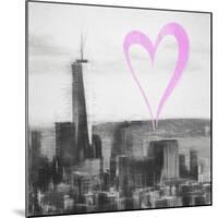 Luv Collection - New York City - Downtown Manhattan II-Philippe Hugonnard-Mounted Art Print