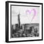 Luv Collection - New York City - Downtown Manhattan II-Philippe Hugonnard-Framed Premium Giclee Print