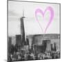 Luv Collection - New York City - Downtown Manhattan II-Philippe Hugonnard-Mounted Premium Giclee Print