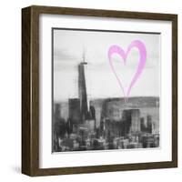 Luv Collection - New York City - Downtown Manhattan II-Philippe Hugonnard-Framed Art Print