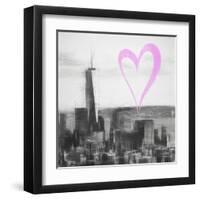 Luv Collection - New York City - Downtown Manhattan II-Philippe Hugonnard-Framed Art Print