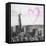 Luv Collection - New York City - Downtown Manhattan II-Philippe Hugonnard-Framed Stretched Canvas