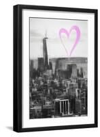 Luv Collection - New York City - Downtown Manhattan-Philippe Hugonnard-Framed Art Print