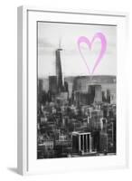 Luv Collection - New York City - Downtown Manhattan-Philippe Hugonnard-Framed Art Print