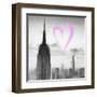 Luv Collection - New York City - Empire State Building II-Philippe Hugonnard-Framed Art Print