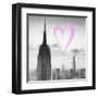 Luv Collection - New York City - Empire State Building II-Philippe Hugonnard-Framed Art Print