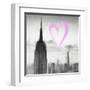 Luv Collection - New York City - Empire State Building II-Philippe Hugonnard-Framed Art Print