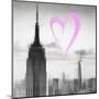 Luv Collection - New York City - Empire State Building II-Philippe Hugonnard-Mounted Art Print