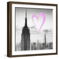 Luv Collection - New York City - Empire State Building II-Philippe Hugonnard-Framed Art Print