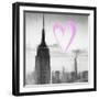 Luv Collection - New York City - Empire State Building II-Philippe Hugonnard-Framed Art Print