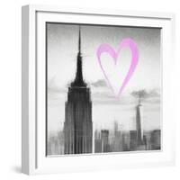 Luv Collection - New York City - Empire State Building II-Philippe Hugonnard-Framed Art Print