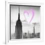 Luv Collection - New York City - Empire State Building II-Philippe Hugonnard-Framed Art Print