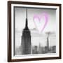 Luv Collection - New York City - Empire State Building II-Philippe Hugonnard-Framed Art Print