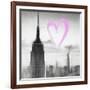 Luv Collection - New York City - Empire State Building II-Philippe Hugonnard-Framed Art Print