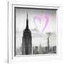 Luv Collection - New York City - Empire State Building II-Philippe Hugonnard-Framed Art Print