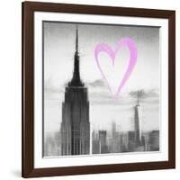 Luv Collection - New York City - Empire State Building II-Philippe Hugonnard-Framed Art Print