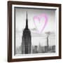 Luv Collection - New York City - Empire State Building II-Philippe Hugonnard-Framed Art Print