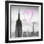 Luv Collection - New York City - Empire State Building II-Philippe Hugonnard-Framed Art Print