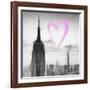 Luv Collection - New York City - Empire State Building II-Philippe Hugonnard-Framed Art Print