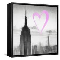 Luv Collection - New York City - Empire State Building II-Philippe Hugonnard-Framed Stretched Canvas