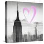 Luv Collection - New York City - Empire State Building II-Philippe Hugonnard-Stretched Canvas