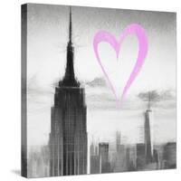 Luv Collection - New York City - Empire State Building II-Philippe Hugonnard-Stretched Canvas