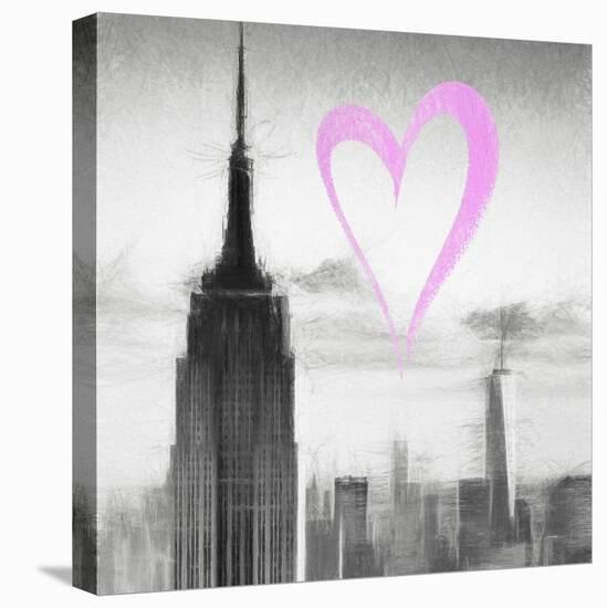 Luv Collection - New York City - Empire State Building II-Philippe Hugonnard-Stretched Canvas