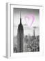 Luv Collection - New York City - Empire State Building-Philippe Hugonnard-Framed Art Print