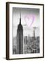 Luv Collection - New York City - Empire State Building-Philippe Hugonnard-Framed Art Print