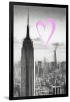 Luv Collection - New York City - Empire State Building-Philippe Hugonnard-Framed Art Print