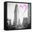 Luv Collection - New York City - Flatiron Building II-Philippe Hugonnard-Framed Stretched Canvas