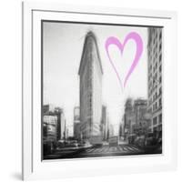 Luv Collection - New York City - Flatiron Building II-Philippe Hugonnard-Framed Art Print