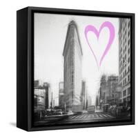 Luv Collection - New York City - Flatiron Building II-Philippe Hugonnard-Framed Stretched Canvas